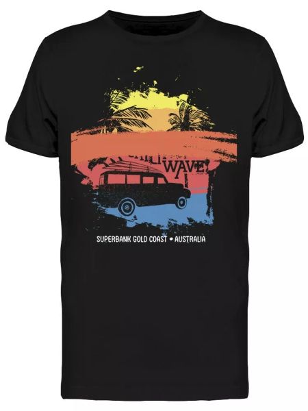 

superbank gold coast tee men's -image by shutterstock, White;black