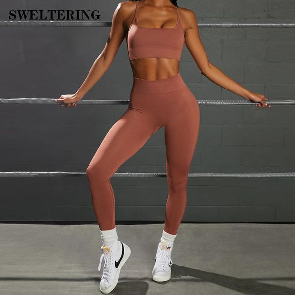 

yoga outfit 2 piece set workout clothes women tracksuits sports bra and leggings wear for gym clothing athletic