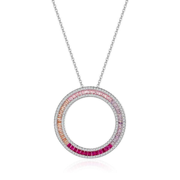 

charms modemangel 2021 luxury cubic zirconia statement necklace jewelry for women girls high quality, Bronze;silver