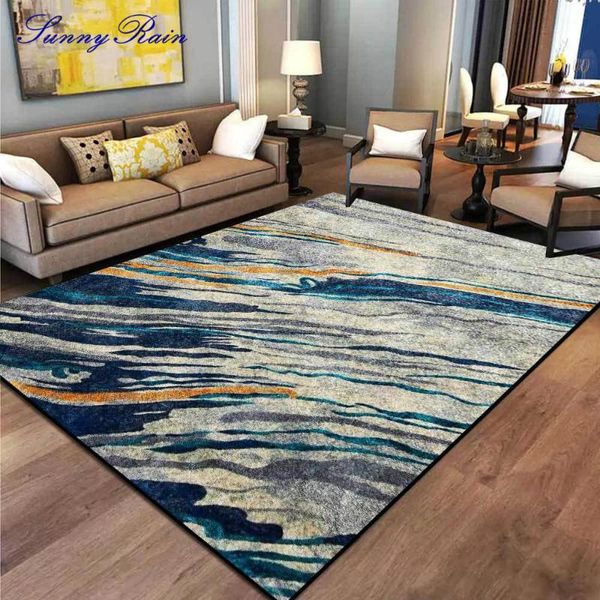 

sunnyrain 1-piece fleece printed morden living room area rugs bedroom rug and carpet for kitchen washable carpets