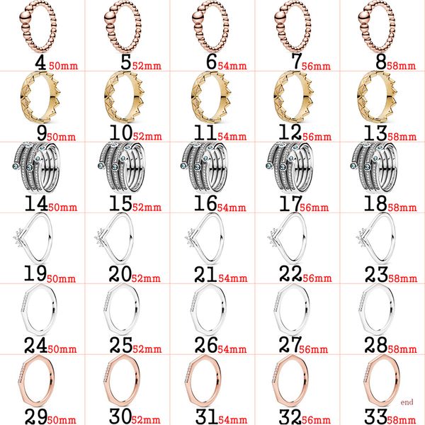 

2021 fahmi silver jewellery pandora 925 classic european and american fine new ring series original for women party gift