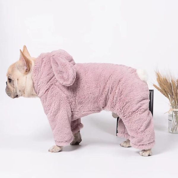 

dog apparel cute clothes winter warm jumpsuit hoodie puppy costume poodle pomeranian bichon pug outfit