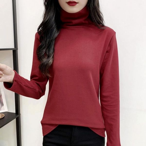 

women's sweaters autumn winter women turtleneck plus cashmere sweater pullover knitted slim casual jumpers high neck inner, White;black