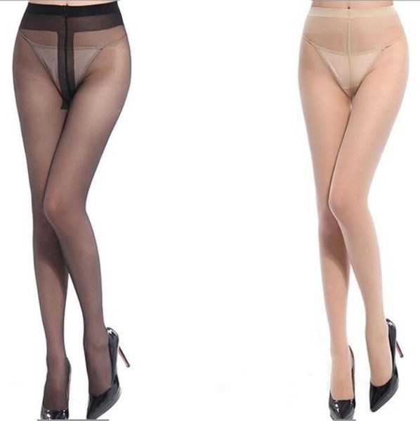 

very ultra-thin t crotch 10d silk pantyhose women's socks & hosiery llw078a fashion lady gift fun seamless silk stockings, Black;white