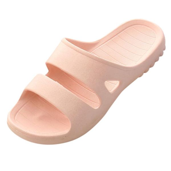 

ladies slipper flat with shoes women home indoors floor family shower sandals skidproof slippers 2021, Black