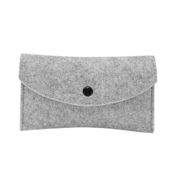 Personalizzato Panno Feltro Flip Borse Gioielli Regalo Custodia per cellulare Tasca portaoggetti Tablet PC Borsa di ricarica Logo disponibile