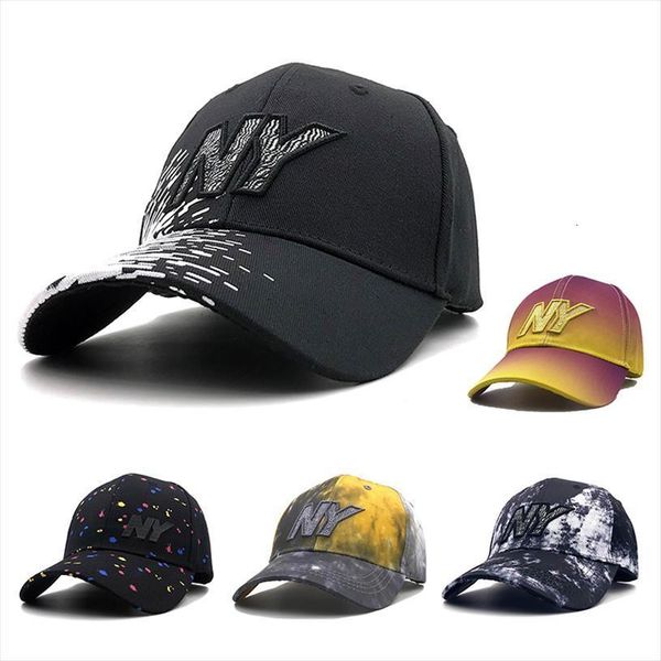 

Ny Embroidery Mens 100% Cotton Baseball Cap Casual Dad Women Outdoor High Quality Snapback Trucker Hat Casquette, Blue;gray