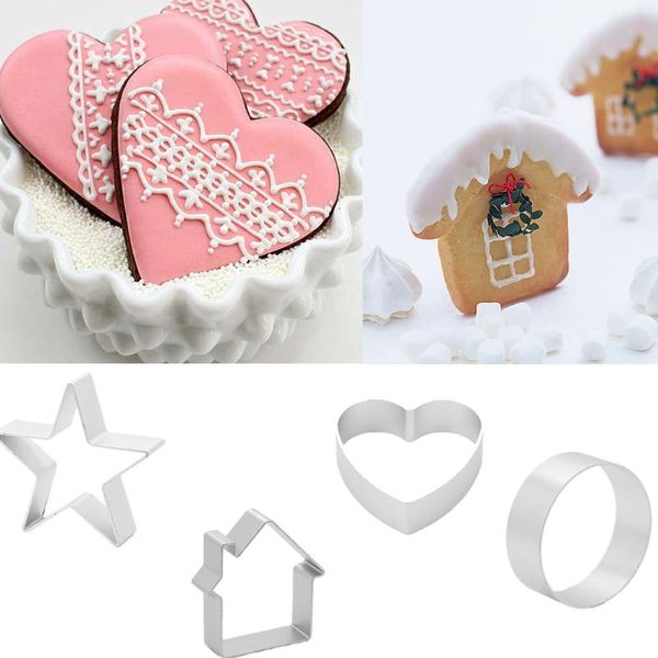 

baking moulds christmas cookie cutter kitchen stainless steel cut candy biscuit mold cooking tools metal cutters mould stamp