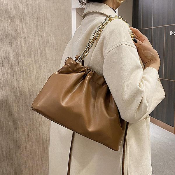 

chain designer luxury women's female 2021 lady fashion small pu leather crossbody shoulder bag handbags totes