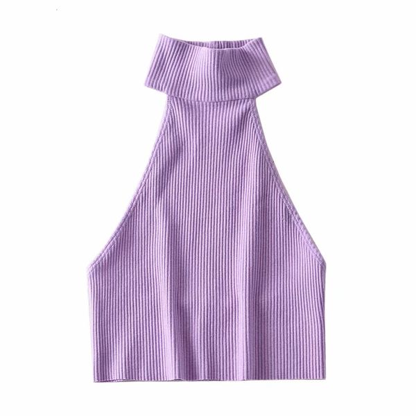 

women's sweaters summer 2021 thin female make short sleeveless crop tank, White;black