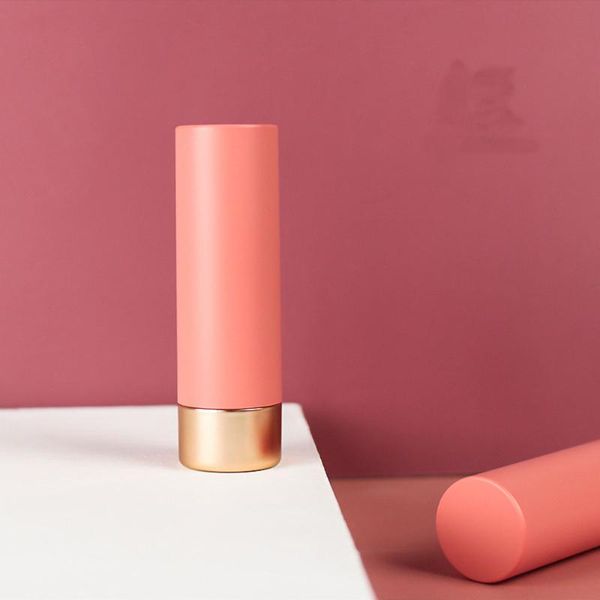 

storage bottles & jars 30pcs matte coral lip tube orange powder high-grade spray gold lipstick color changing empty