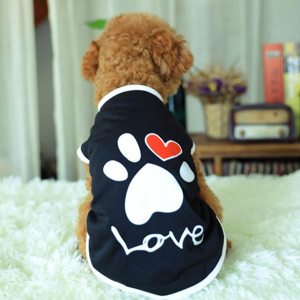 

dog apparel the pet clothing clothes spring and summer love vest bichon teddy