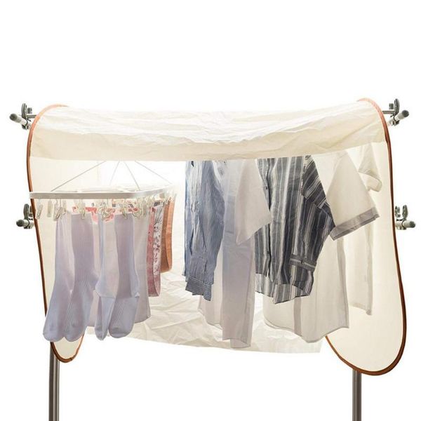 

clothing & wardrobe storage rainproof sun protection clothes drying cover dustproof outdoor rack dust hanging coat