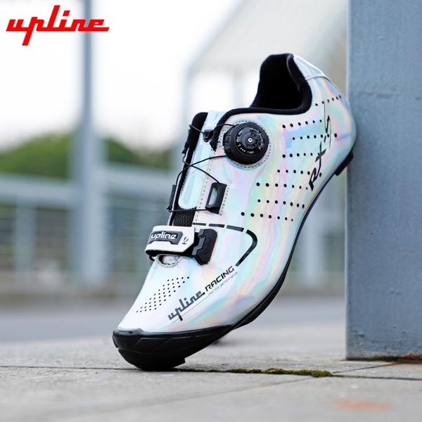 

cycling footwear 2021 upline colorful rs-s road bike lock shoes sports racing professional self-locking breathable, Black