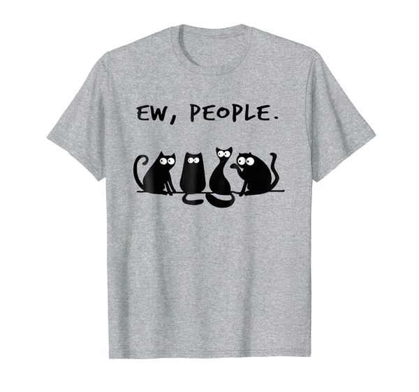 

ew people meowy cat lovers shirt, White;black