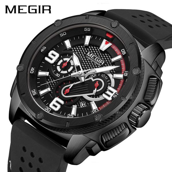

black mens watches sport wrist watch man clocks chronograph quartz military men relogio masculino wristwatches, Slivery;brown