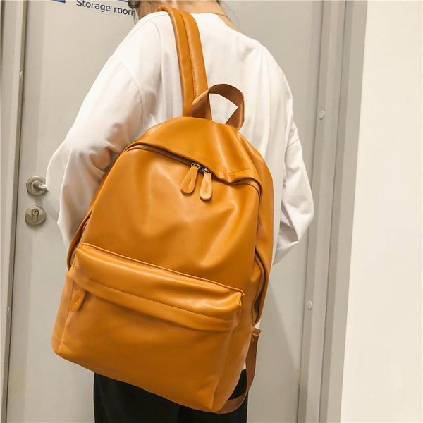 

backpack woman back pack for ladies college bags klassieke rugzak leather bag tasche rucksack book bolso escolar mujer