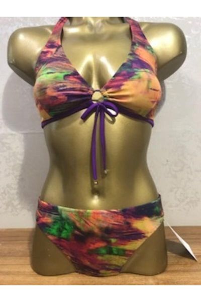 

women's swimwear bikini, White;black