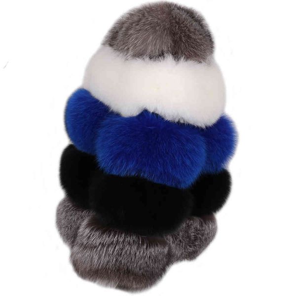 

lady women real fur jacket natural outwear, Black