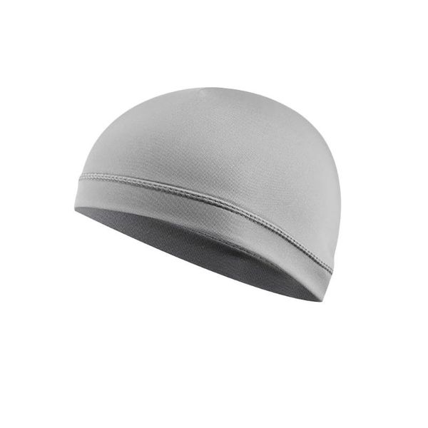 

moisture wicking cooling sunscreen helmet inner liner beanie dome cap sweatband men breathable cycling hats outdoor headwear, Black;white