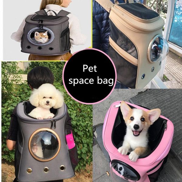 

outdoor breathable dog backpack double shoulder portable front mesh travel pet bags for cat small medium dogs supplies car seat covers