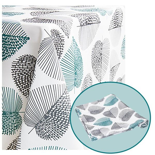 

waterproof and oil proof table cloth for kitchen decorative dining cover tablecloth home textile 140x240 cm 2021