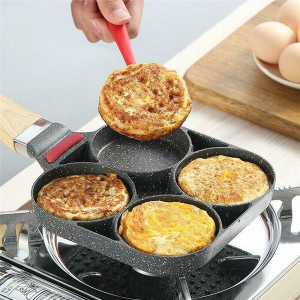 

hole fried egg burger pan pancake gas stove cooker breakfast grill cooking pot tool frying pans