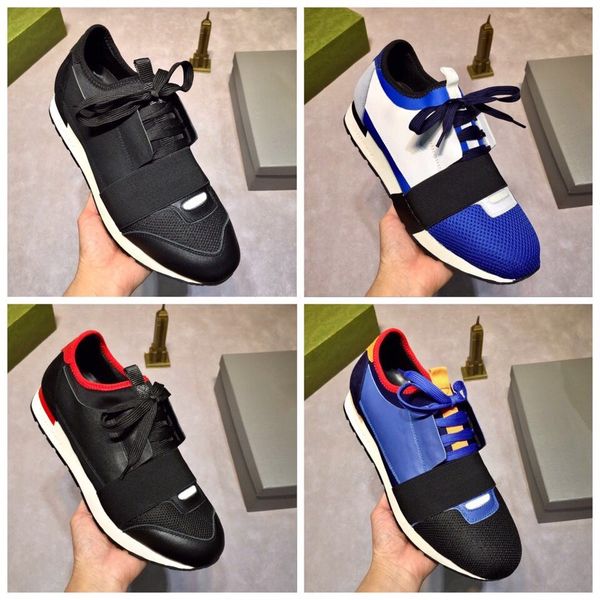 

new triple s casual shoes mesh speed 2.0 trainer high race runners designer sneaker trainers sneakers with box size 38-45, Black