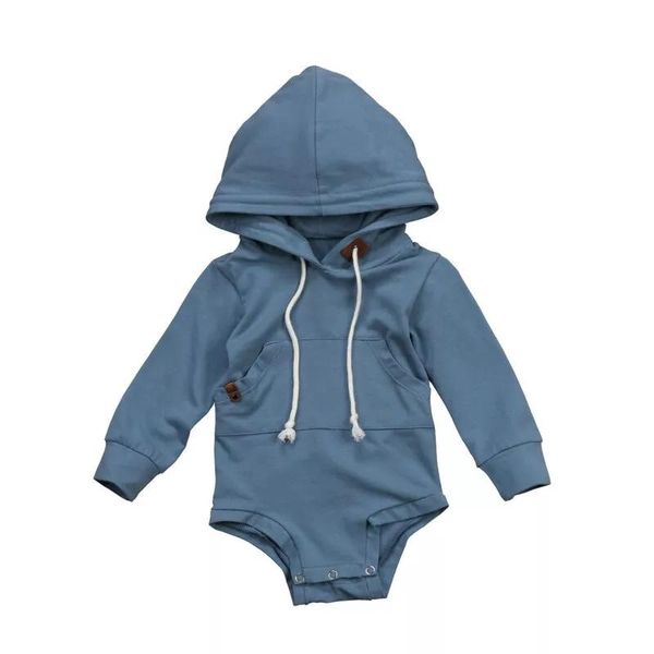 

clothing sets baby boy long sleeve blue hooded bodysuits jumpsuits spring autumn born infant kids boys clothes playsuits sunsuits 0-24m, White