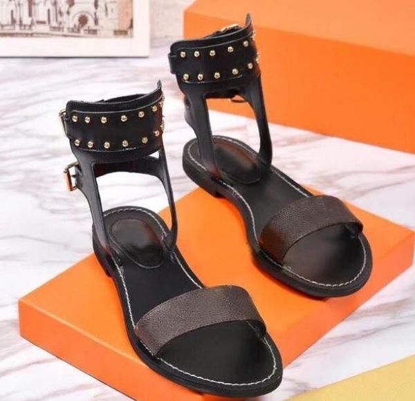 

43k the latest quality women design sandals leather girl dress wedding heel lady shoes mid-heel sandal, Black