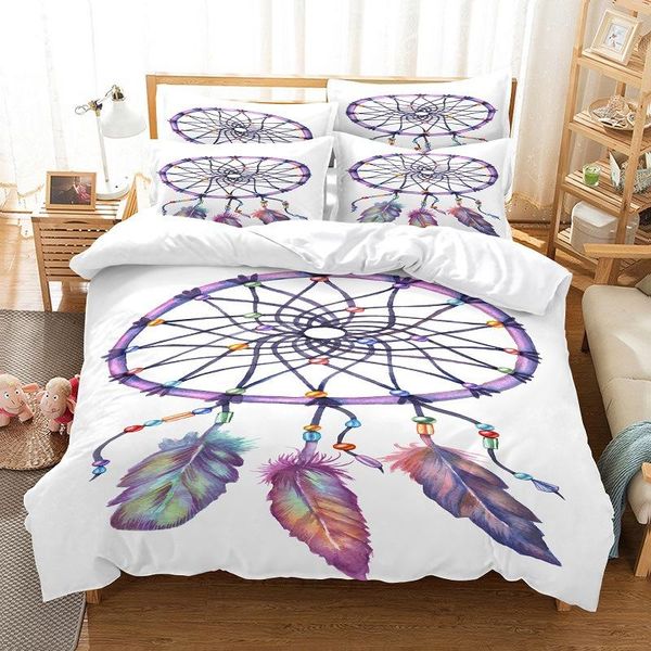 

bedding sets ethnic and exotic home textile set dreamcatcher wind chimes decoration quilt cover pillowcase three-piece suit