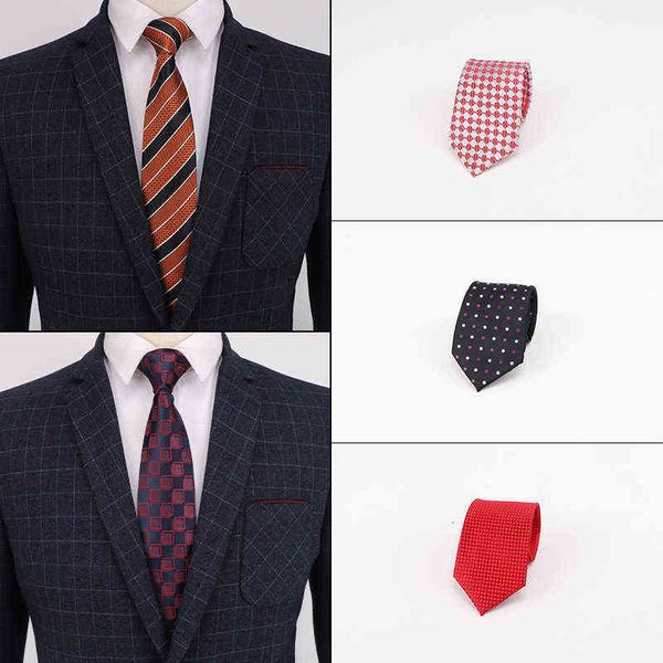 

2021 8cm men's polyter silk head lingge casual tie shengzhou, Blue;purple