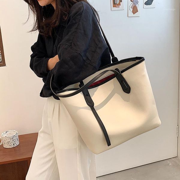 

cosmetic bags & cases woman shoulder bag handbag large capacity shopping fashion tote female trend in 2021