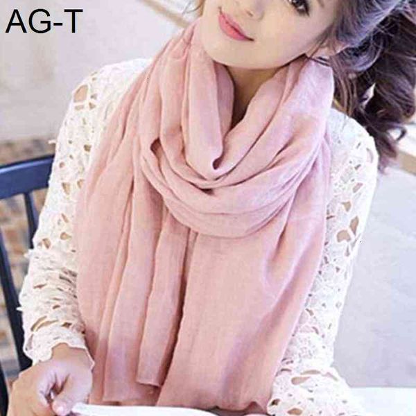 

2020 women autumn winter scarf cape luxury warm solid linen and cotton fashion female multi-purpose autumn winter shawl