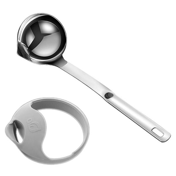 

spoons stainless steel scoop filter grease spoon colander soup oil separator cooking tools kitchen gadgets