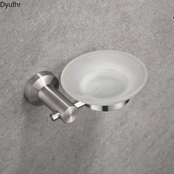 

soap dishes dyuihr modern minimalist round chrome wall-mounted stainless steel dish net rack bathroom accessories