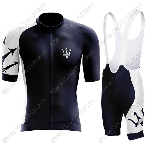 

racing sets luxury car logo cycling jersey set summer retro clothing men bicycle bib shorts road bike mtb wear maillot culotte, Black;blue