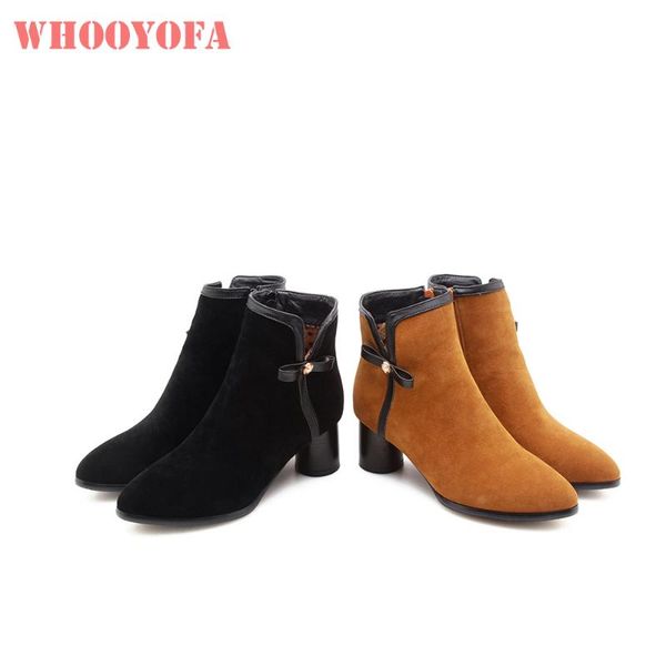

boots sale brand winter fashion black yellow women wedding ankle lady shoes high heels wk381 plus big size 10 32 43 47