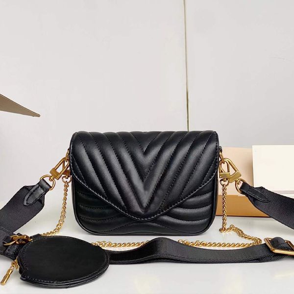 

5a+ lulu 3 piece set designer bags vintage women crossbody bag genuine leather luxury handbags purses lady tote clutch cowhide shoulder purs