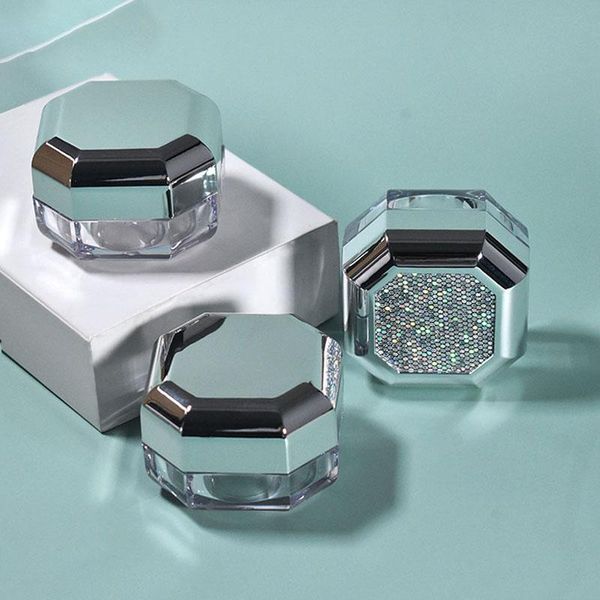 

storage bottles & jars 10/30pcs 8g plastic empty powder case face makeup jar travel kit blusher cosmetic containers