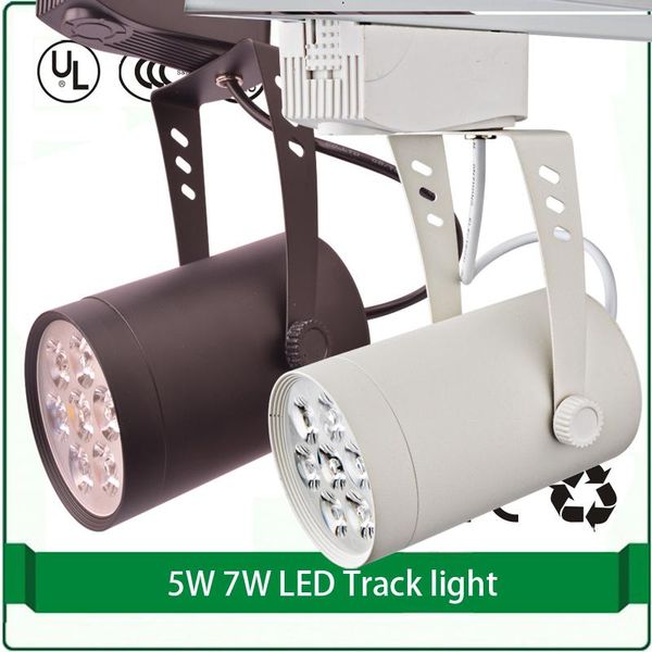 

( 1 piece / lot ) 7w high power led track light and accessories e27 lights