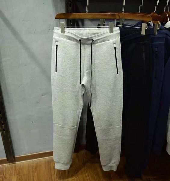 

2017 men's pants sweatpants tech sphere full-zip fleece casual fashion men sports pants casual wear, Black