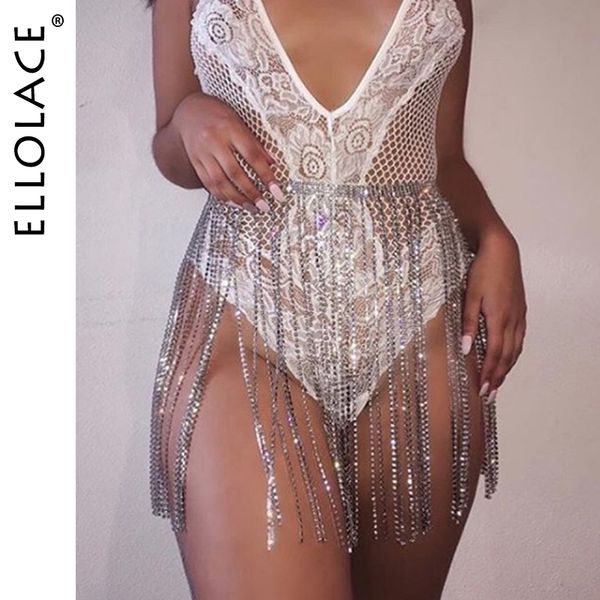

glitter rhinestone tassel skirts silver crystal diamonds loose adjustable women summer beach bikini mini skirt, Black;white
