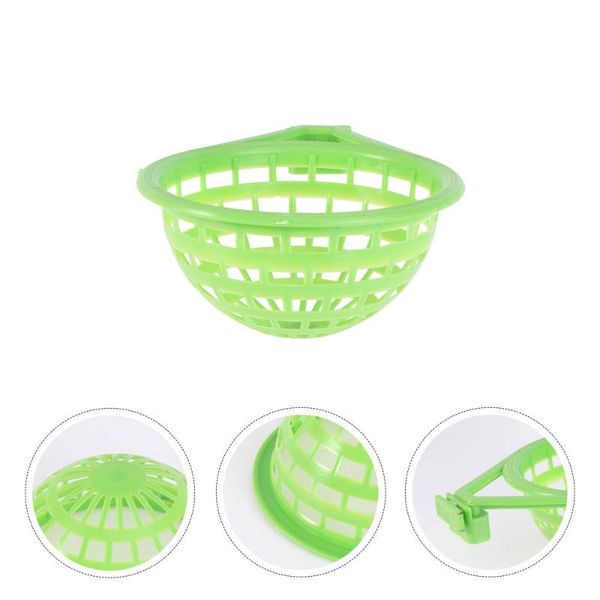 

bird cages 2pcs nest basin practical homing pigeon (green)