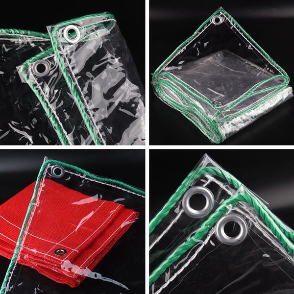 

shade 0.3mm transparent thick pvc rainproof cloth balcony bonsai succulent keep warm waterproof tarp pet house cover