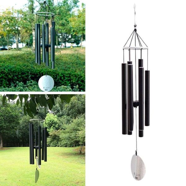 

decorative objects & figurines outdoor living wind chimes yard antique amazing garden 6 tubes bells copper chapel wall hanging carillon drop