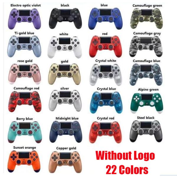 

bluetooth wireless controller for ps4 vibration joystick gamepad game handle controllers for play station without logo with retail box