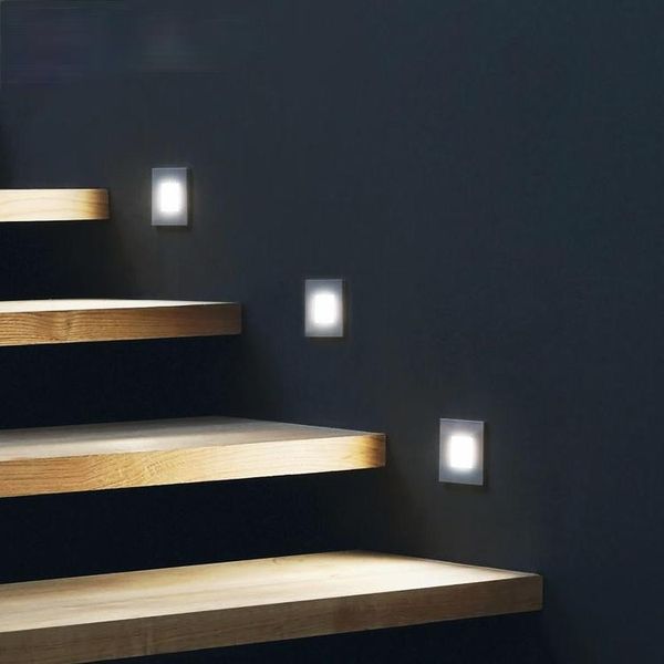 

wall lamp modern indoor home fancy 1w foot recessed led step lights stair light