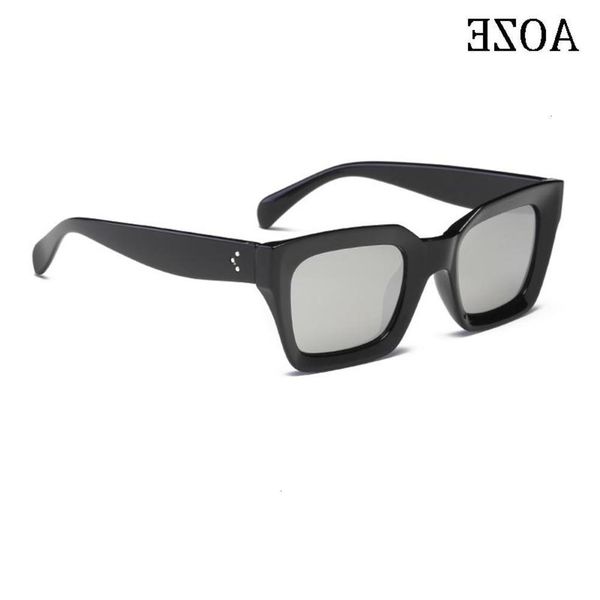 

sunglasses sunglasses cat eye fashion square retro brand design vintage sunglasses for female ladies uv400 women ins popular, Black
