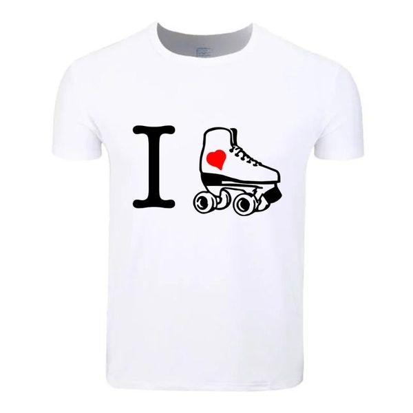 

men's t-shirts love figure skating cotton students summer t-shirt custom casual short sleeve men women boys girls t shirt tees kids tsh, White;black